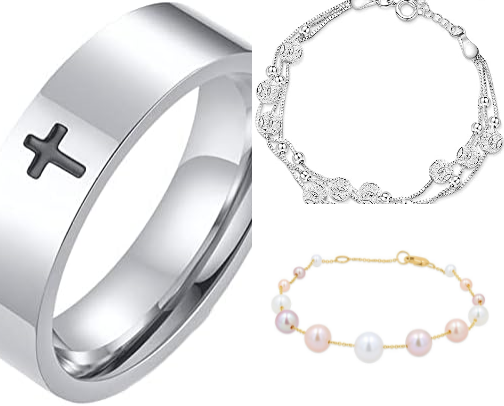 Jewelry for her and him beautiful necklaces cover photo collage