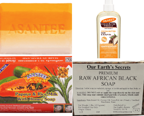 Skin/Hair Products cover photo collage