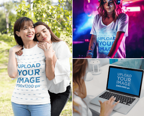 Mockups & Social Media Templates cover photo collage