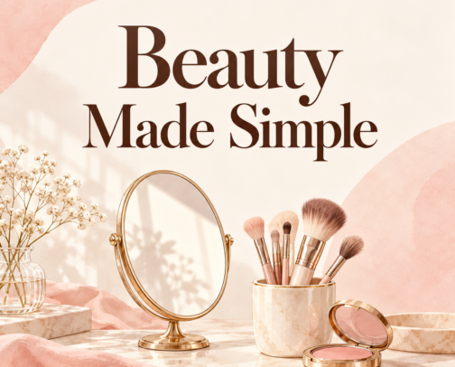 Free Beauty Tutorials for a Simple Everyday Routine cover photo collage
