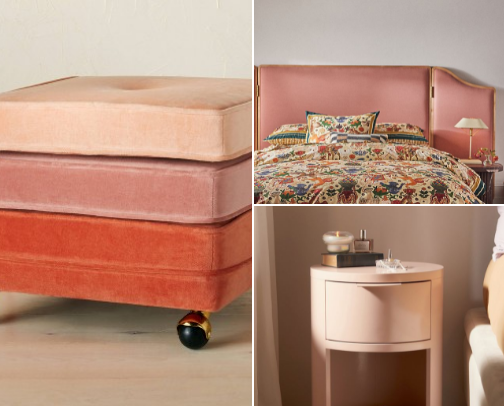 Interior Design Spotlight: A Feminine Pink and Botanical Bedroom🪷🪴 cover photo collage