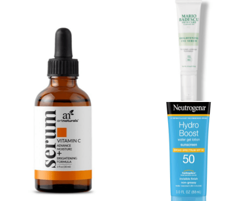 Skin care cover photo collage