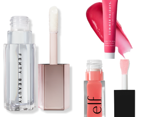 Lip gloss faves cover photo collage