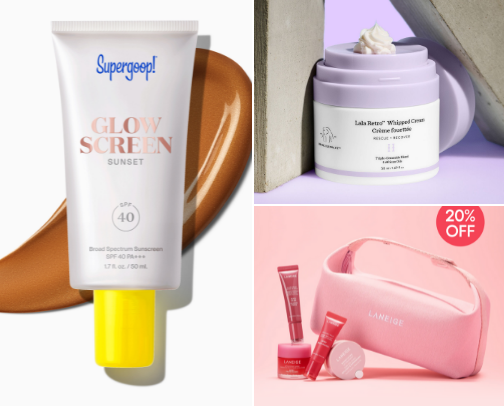 Skincare for 13+ !! 🌺🌷 cover photo collage