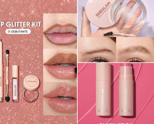 My favorite SHEIN MAKEUP 💄 AFFORDABLE MAKE UP🤩 cover photo collage