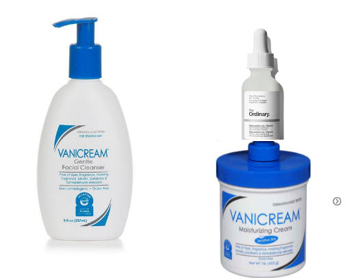 Skincare cover photo collage