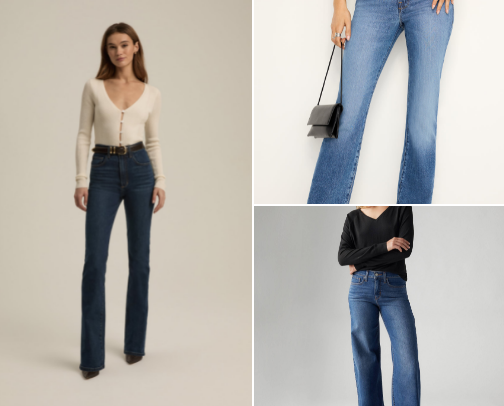 Jeans that are ACTUALLY tall girl approved cover photo collage