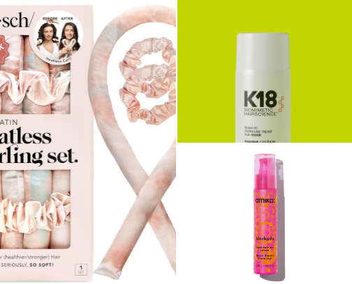 if you have dry or bleach/heat damaged hair, these products WILL save you!! cover photo collage