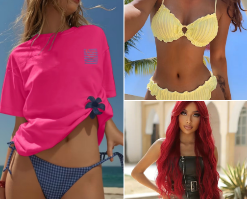 TEMU Products cover photo collage