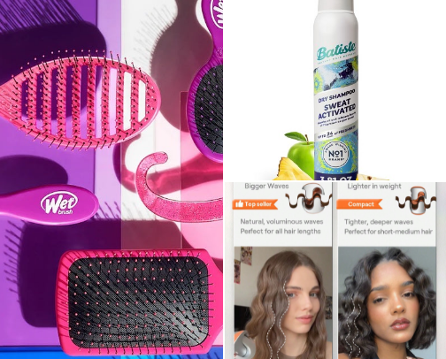 Go to hair products cover photo collage