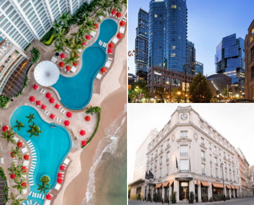 Hilton Hotels cover photo collage