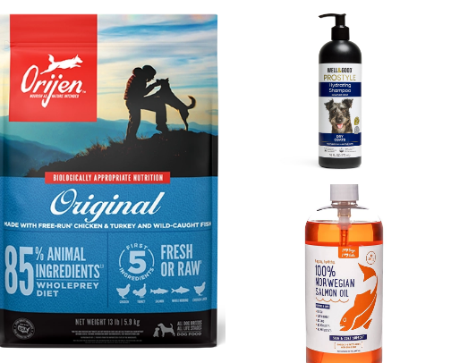 Products I use for the care of my dog ​​poneraniam Chopper 🐶🤍 cover photo collage