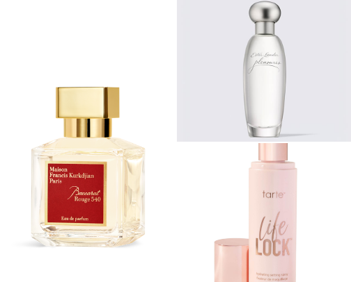 Elegant perfumes cover photo collage