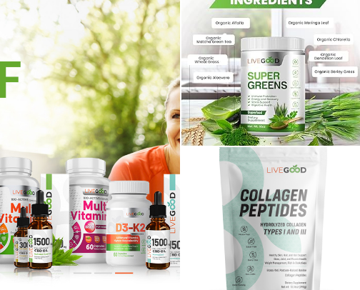 Get healthy-Get wealthy. These products pay you back!💰💰 cover photo collage