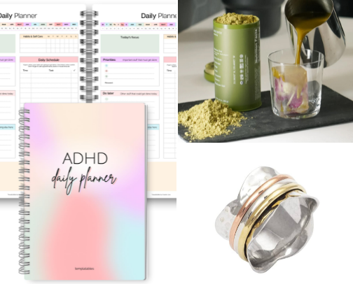 ADHD Girlies Focus & Glow-Up Kit ✨” cover photo collage