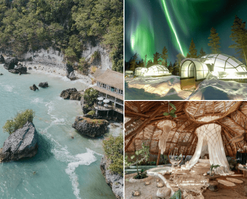 Bucketlist hotels 🏩 cover photo collage