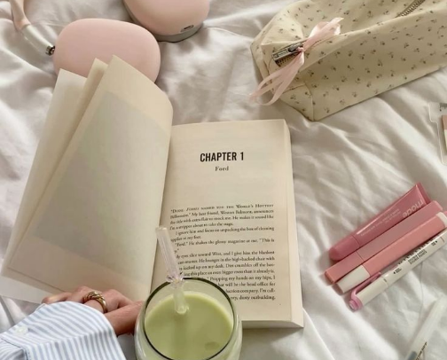 Minimalist beauty cover photo collage