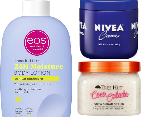 Self-care / body essentials that I'm absolutely obsessed with ୨ৎ cover photo collage