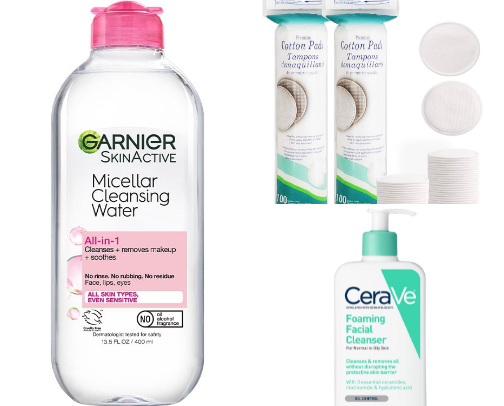 “Overnight Glow: Night Routine for Oily & Balanced Skin” cover photo collage