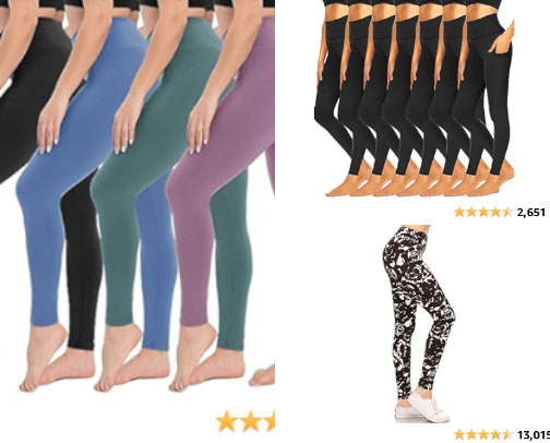 Great Deals on Comfy Leggins! cover photo collage