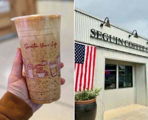 The Best Coffee/Matcha/Refreshers in San Antonio, Seguin, Rockport 🧡 cover photo collage