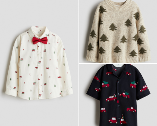 boys holiday fits cover photo collage