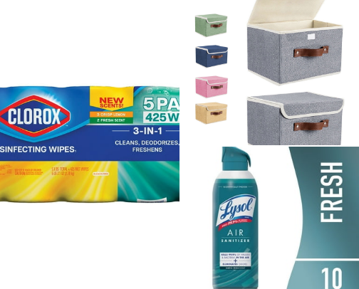Cleaning & Organization Hacks for Moms (Game-Changing Products) cover photo collage