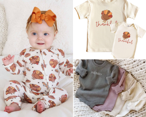 Falling in love with these fall baby clothes! cover photo collage