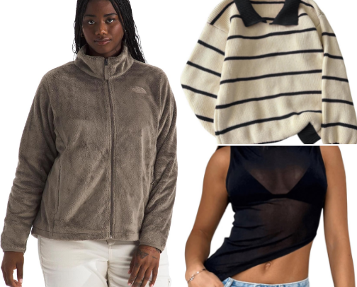 Clothing cover photo collage