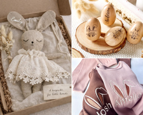 Kids Easter gifts that are not chocolate cover photo collage