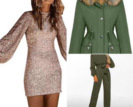 Winter Fashion Collection cover photo collage