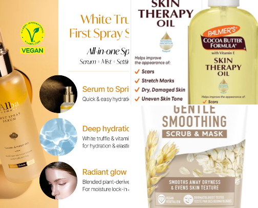 Must-Have Skincare Products for Dry Skin cover photo collage