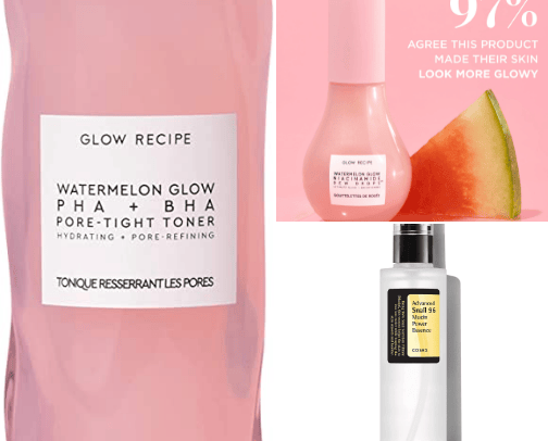 Skin Care Favorites for a Glowing skin! cover photo collage