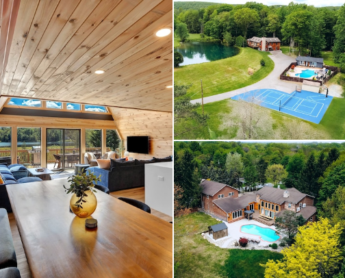 My new list Houses I want to stay in! cover photo collage
