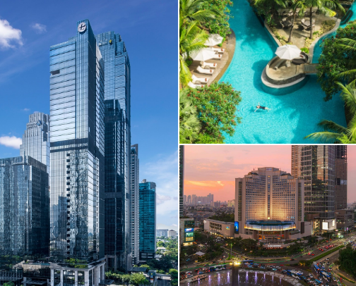 Jakarta Luxury Hotels not only in South Jakarta cover photo collage