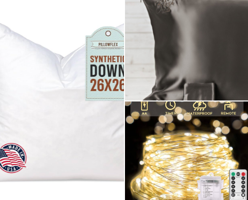 Your Bedroom Deserves These 17 Dreamy Touches (From Pillows to Fairy Lights) cover photo collage
