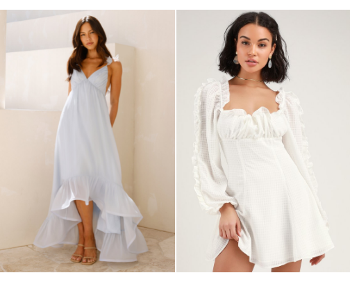 Dresses made to twirl and turn heads 🌸🩰🤍 cover photo collage