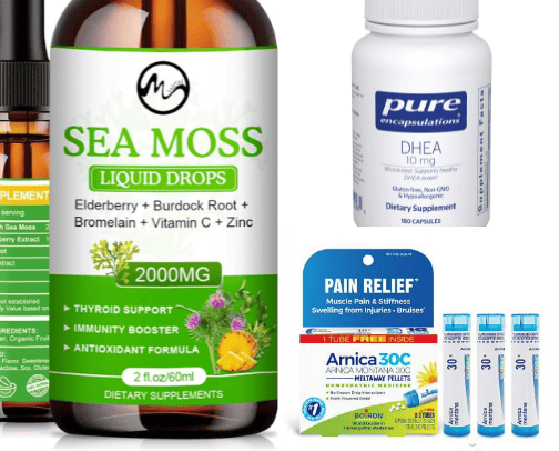 Taking the natural approach to get healthy and cure "illnesses" cover photo collage