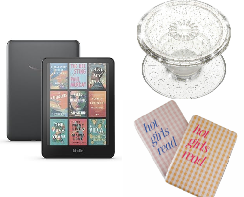 My Kindle Shelf + Essentials cover photo collage