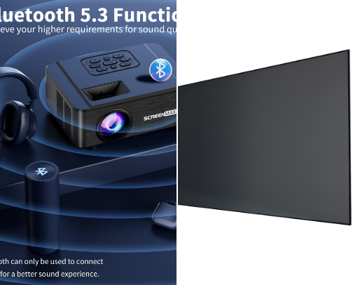 Outdoor movie night cover photo collage