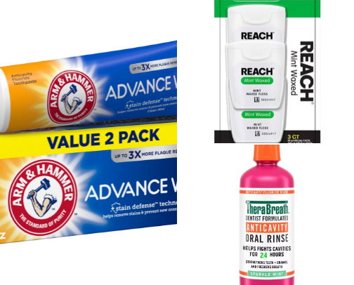 Paper White Dental Routine cover photo collage