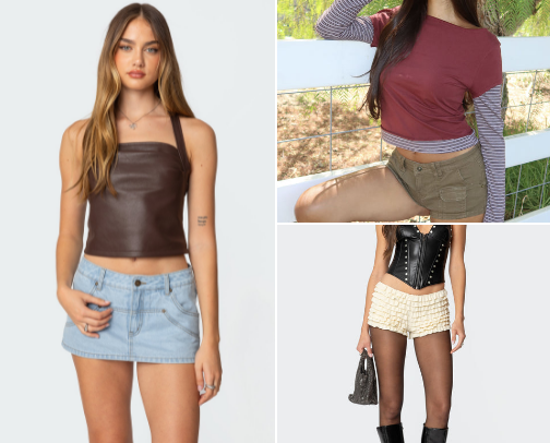 My favorite ediketd items! (Y2K, western, and coconut girl styles) cover photo collage