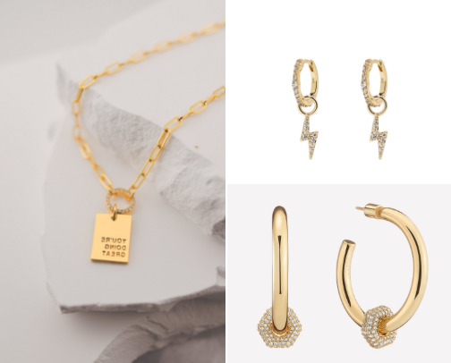 A few pieces to add to your jewelry box 😍✨ cover photo collage