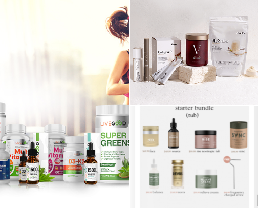 My favorite clean ingredient health companies cover photo collage