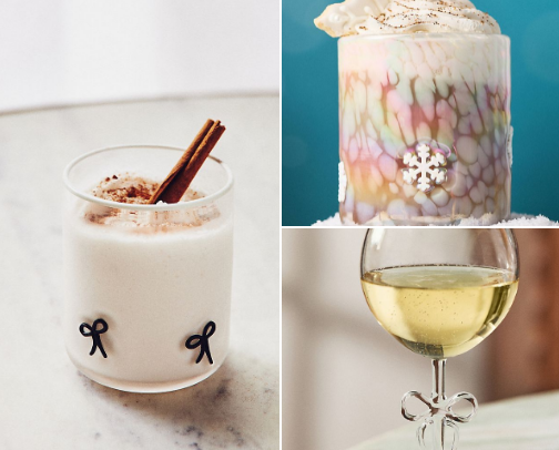 Cute glassware, mugs and tumblers☕️🍵 cover photo collage