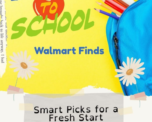 Back to School Walmart Deals cover photo collage