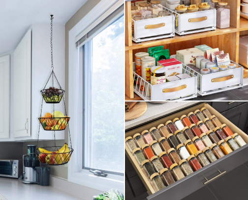 Small Apartment Kitchen Organizers That Actually Save Space cover photo collage