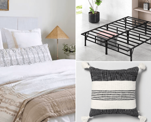 Target bedroom cover photo collage