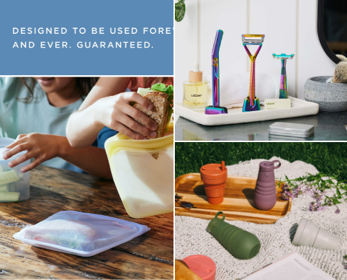 "Eco-Friendly Home Swaps: Sustainable Products for a Zero-Waste Lifestyle" cover photo collage