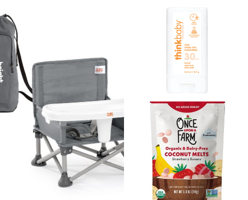 Baby beach essentials! cover photo collage